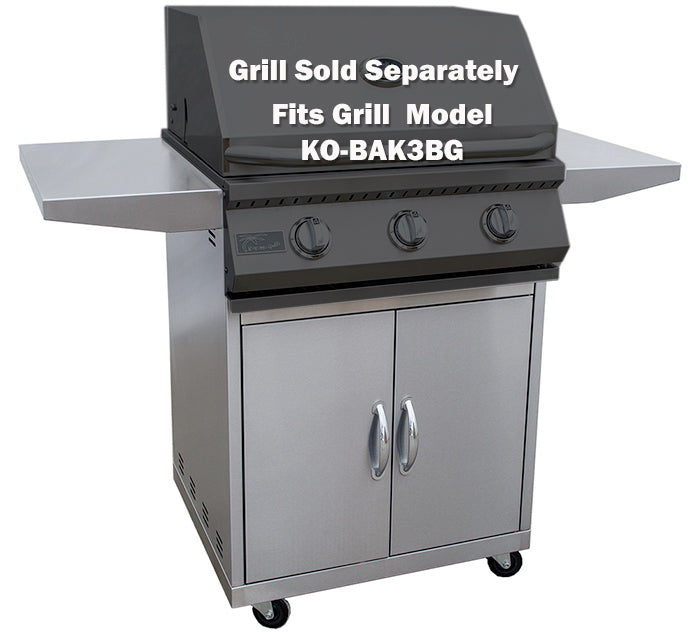 KoKoMo 26" 3 Burner Grill Cart