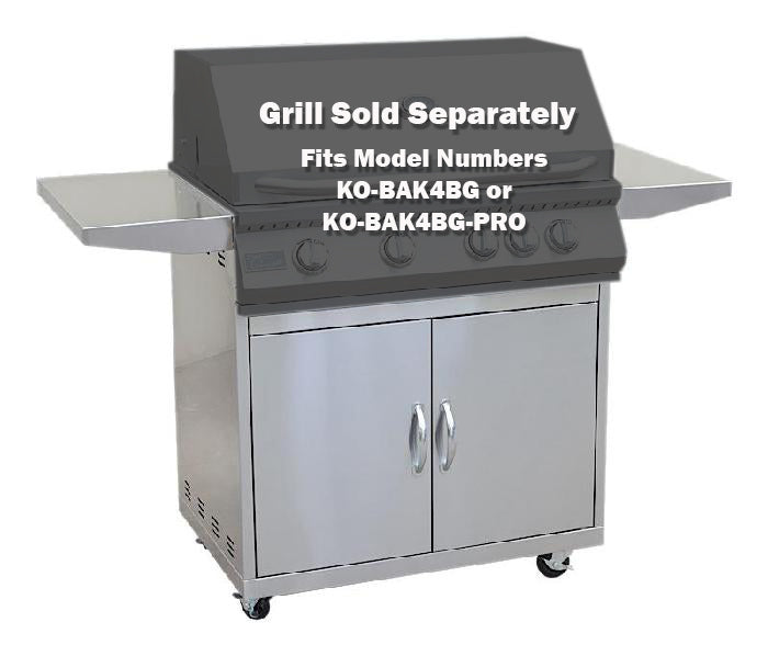 KoKoMo 32" 4 Burner Grill Cart