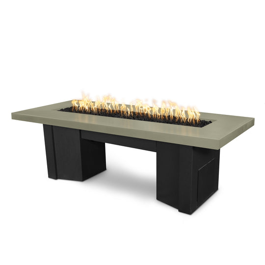 Alameda GFRC Fire Table with Powder Coated Base