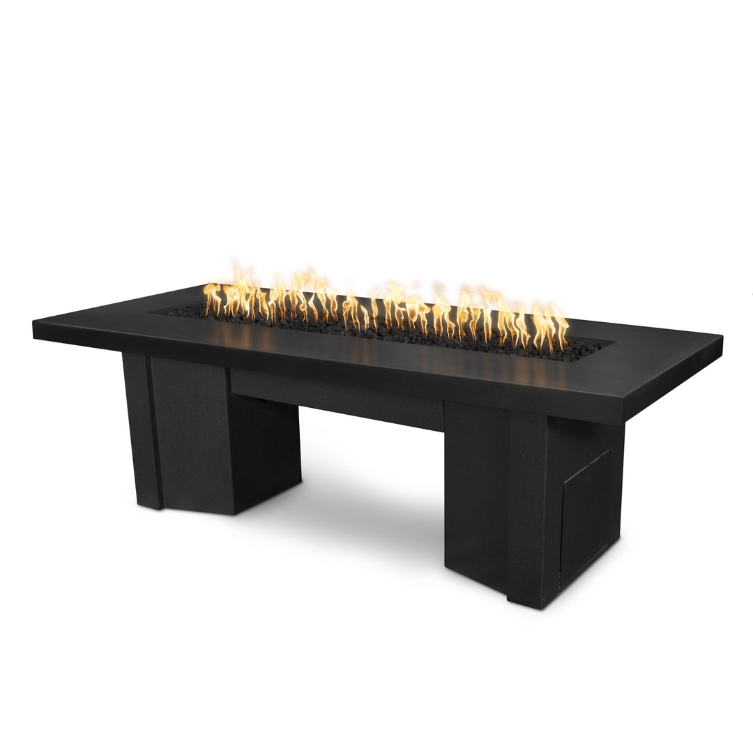 Alameda GFRC Fire Table with Powder Coated Base