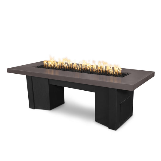 Alameda GFRC Fire Table with Powder Coated Base