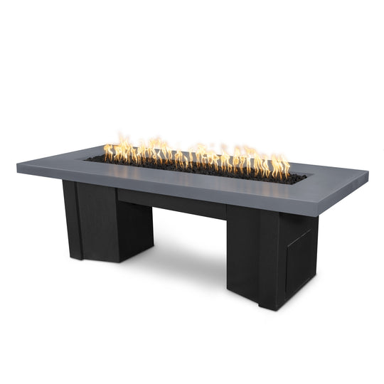 Alameda GFRC Fire Table with Powder Coated Base