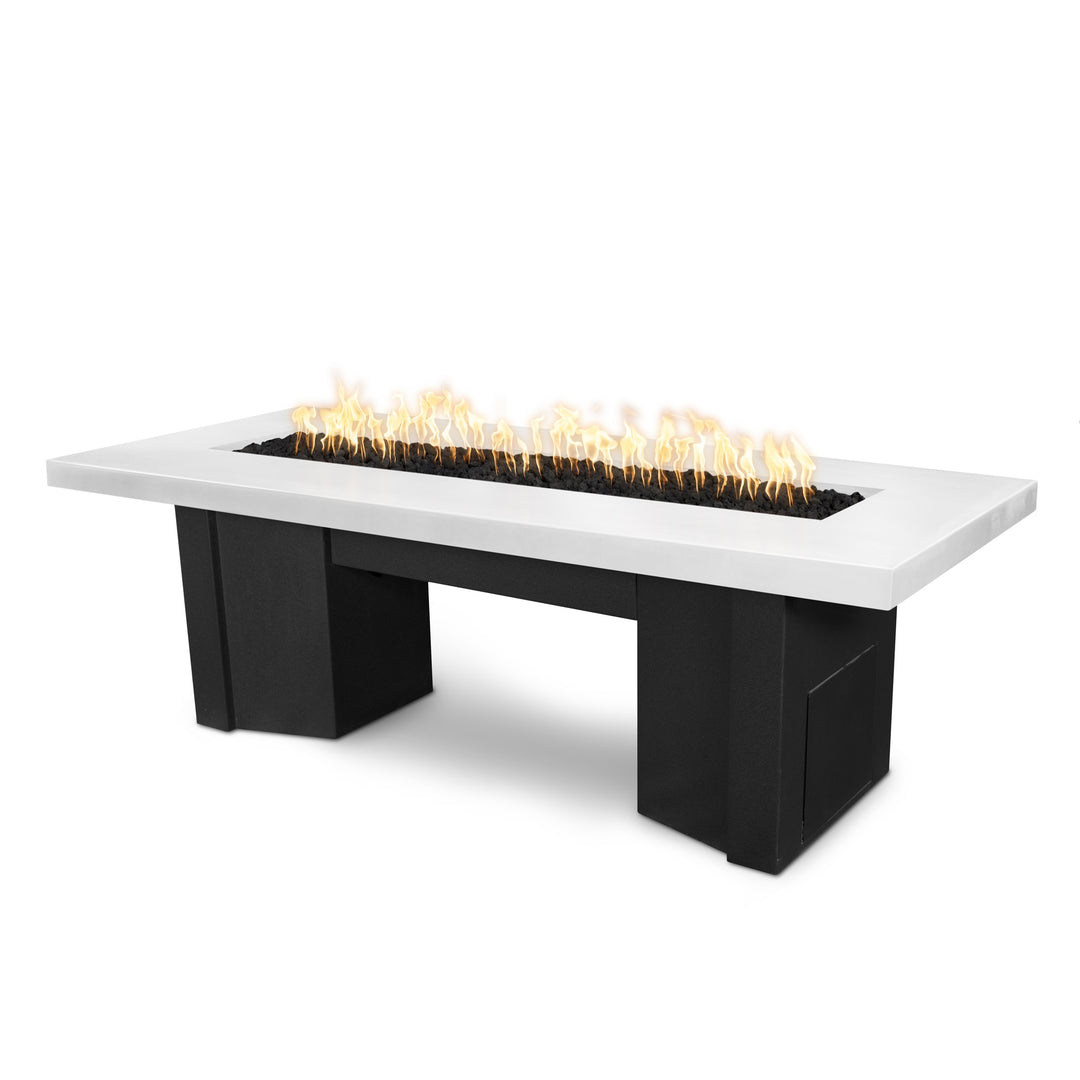 Alameda GFRC Fire Table with Powder Coated Base