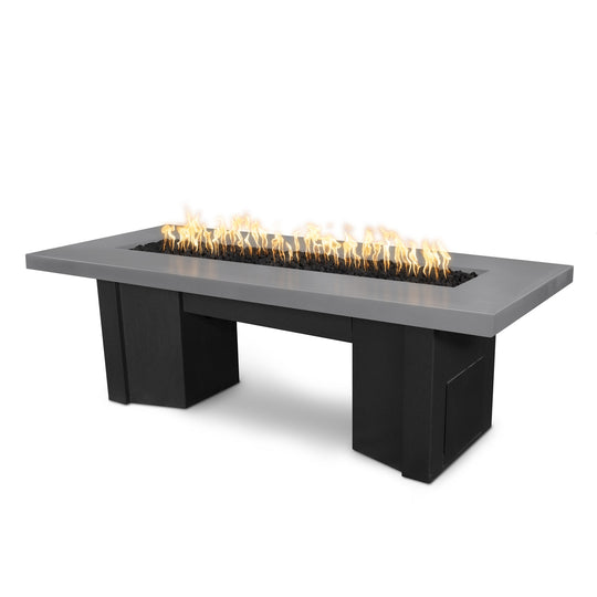 Alameda GFRC Fire Table with Powder Coated Base