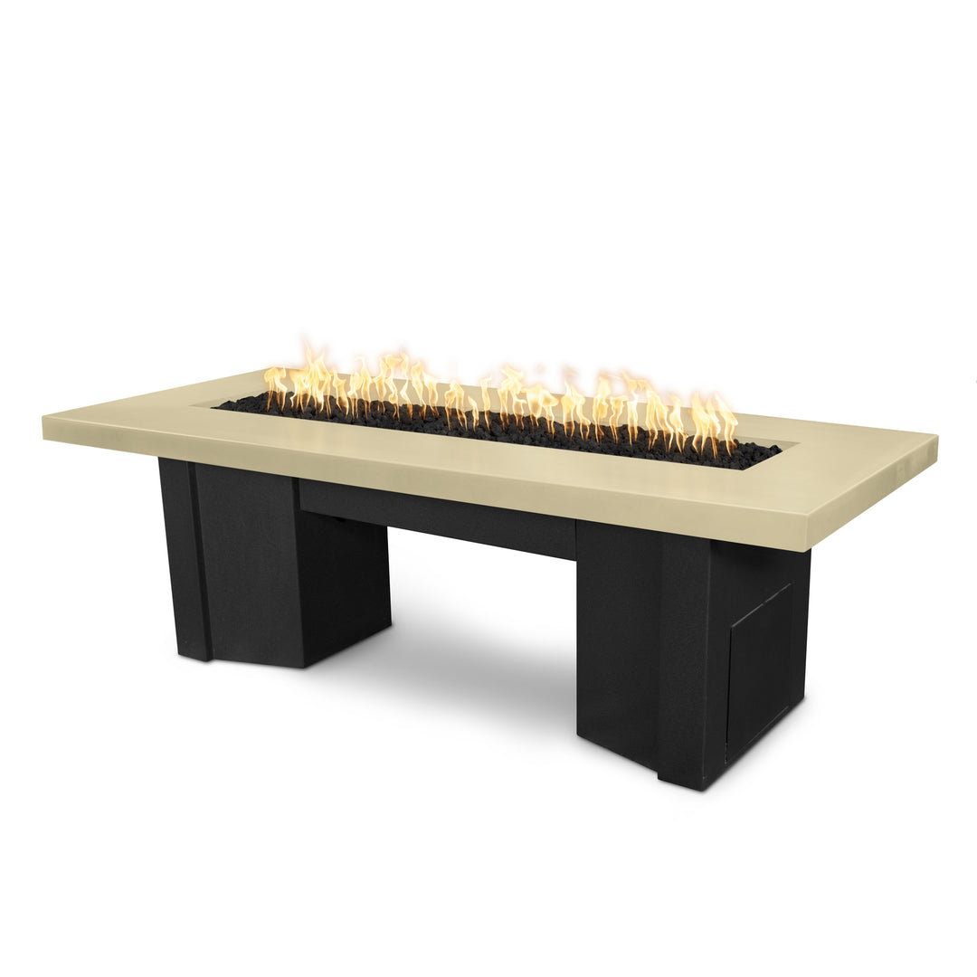Alameda GFRC Fire Table with Powder Coated Base