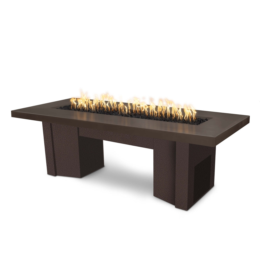 Alameda GFRC Fire Table with Powder Coated Base