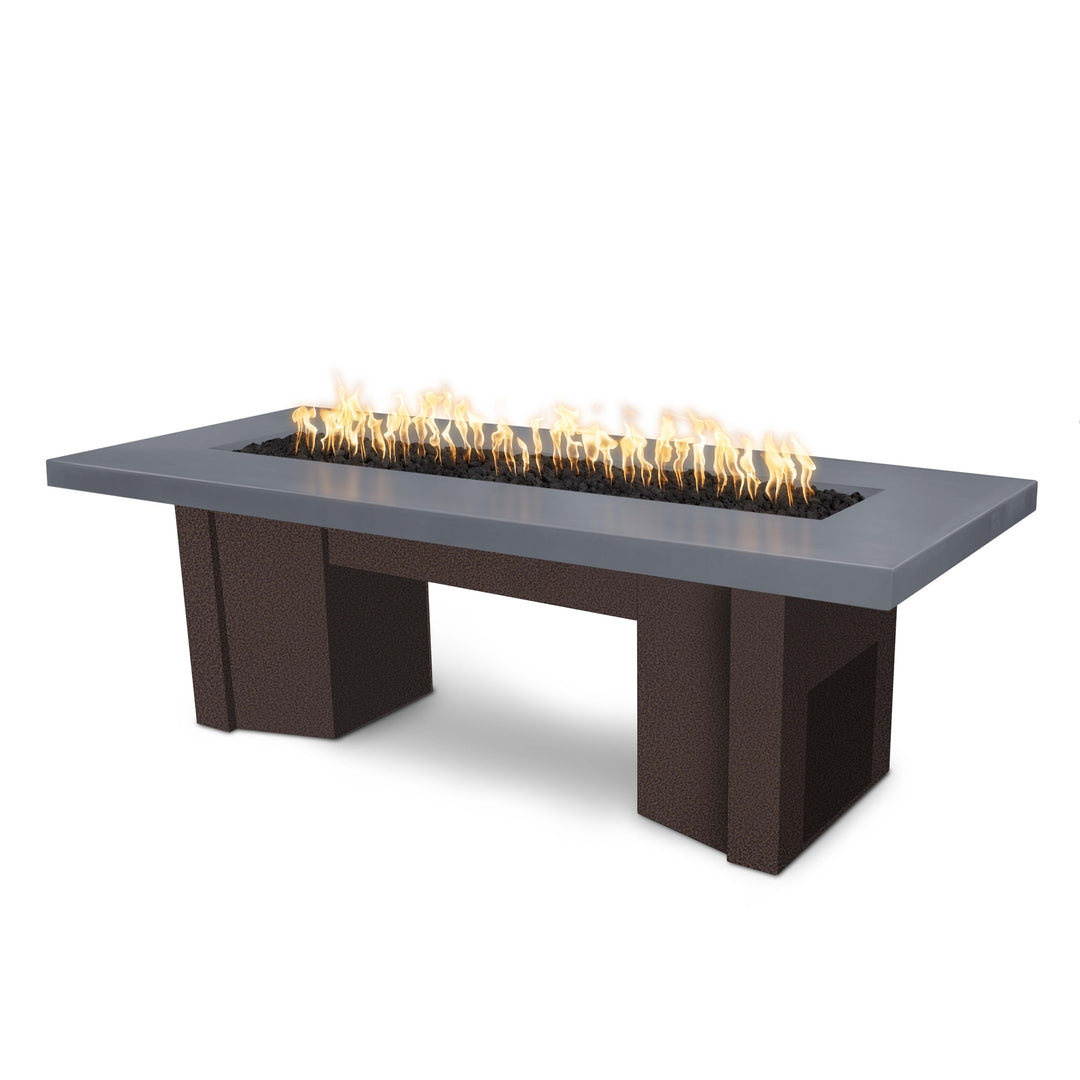 Alameda GFRC Fire Table with Powder Coated Base