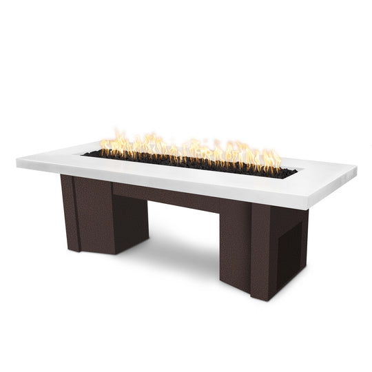 Alameda GFRC Fire Table with Powder Coated Base