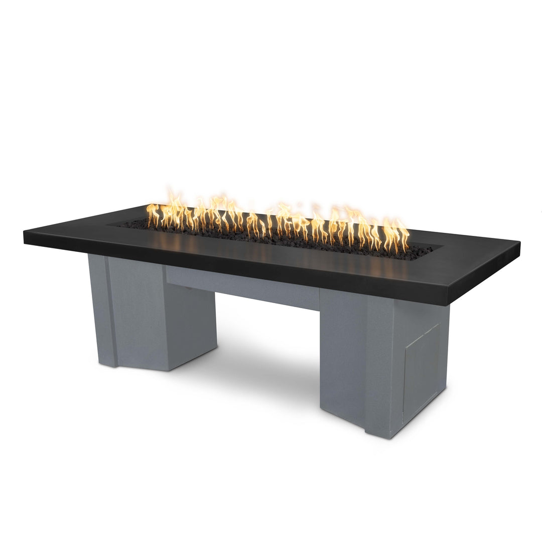 Alameda GFRC Fire Table with Powder Coated Base
