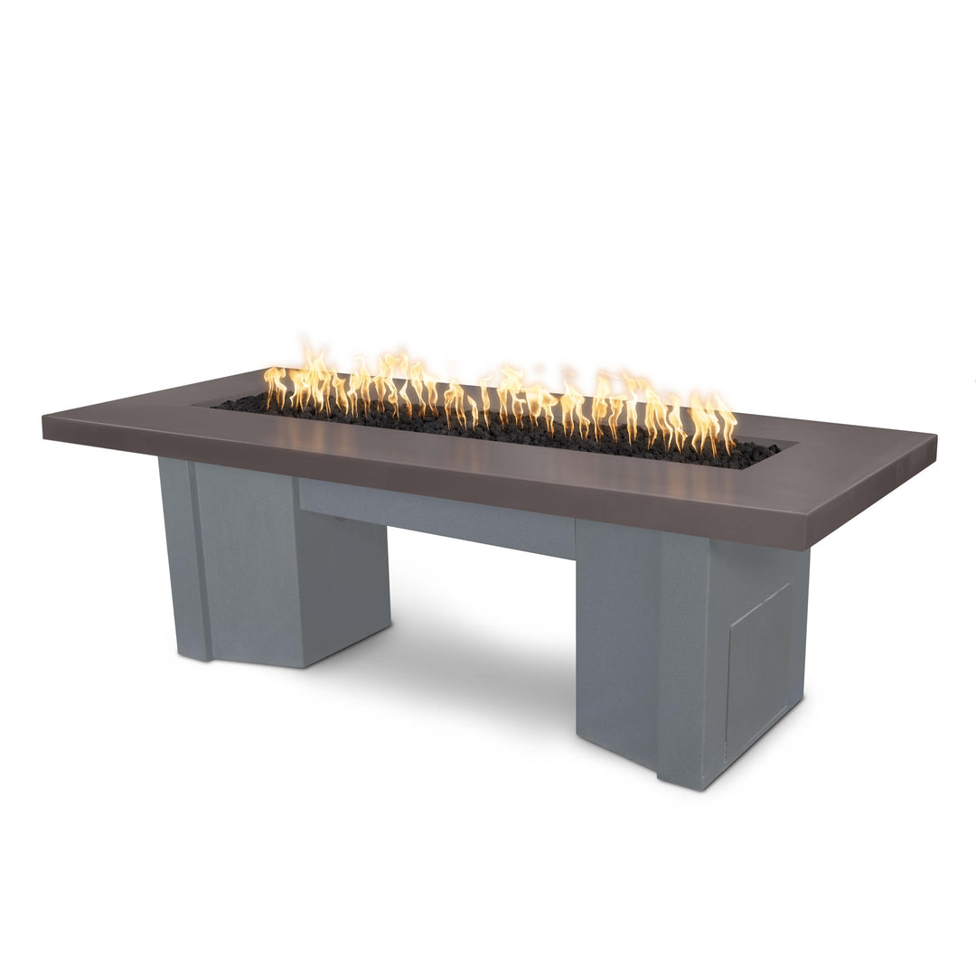 Alameda GFRC Fire Table with Powder Coated Base