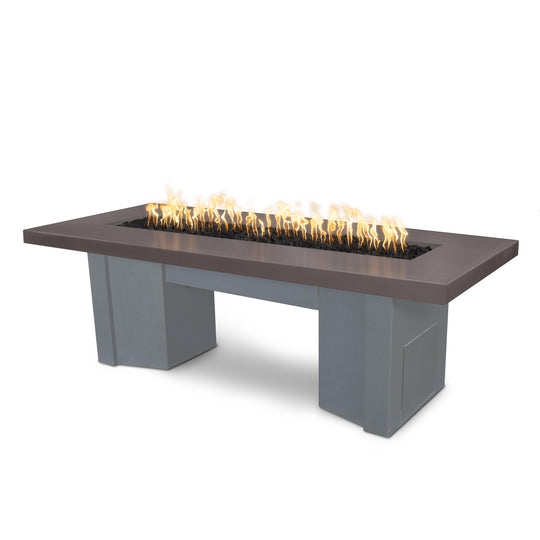 Alameda GFRC Fire Table with Powder Coated Base