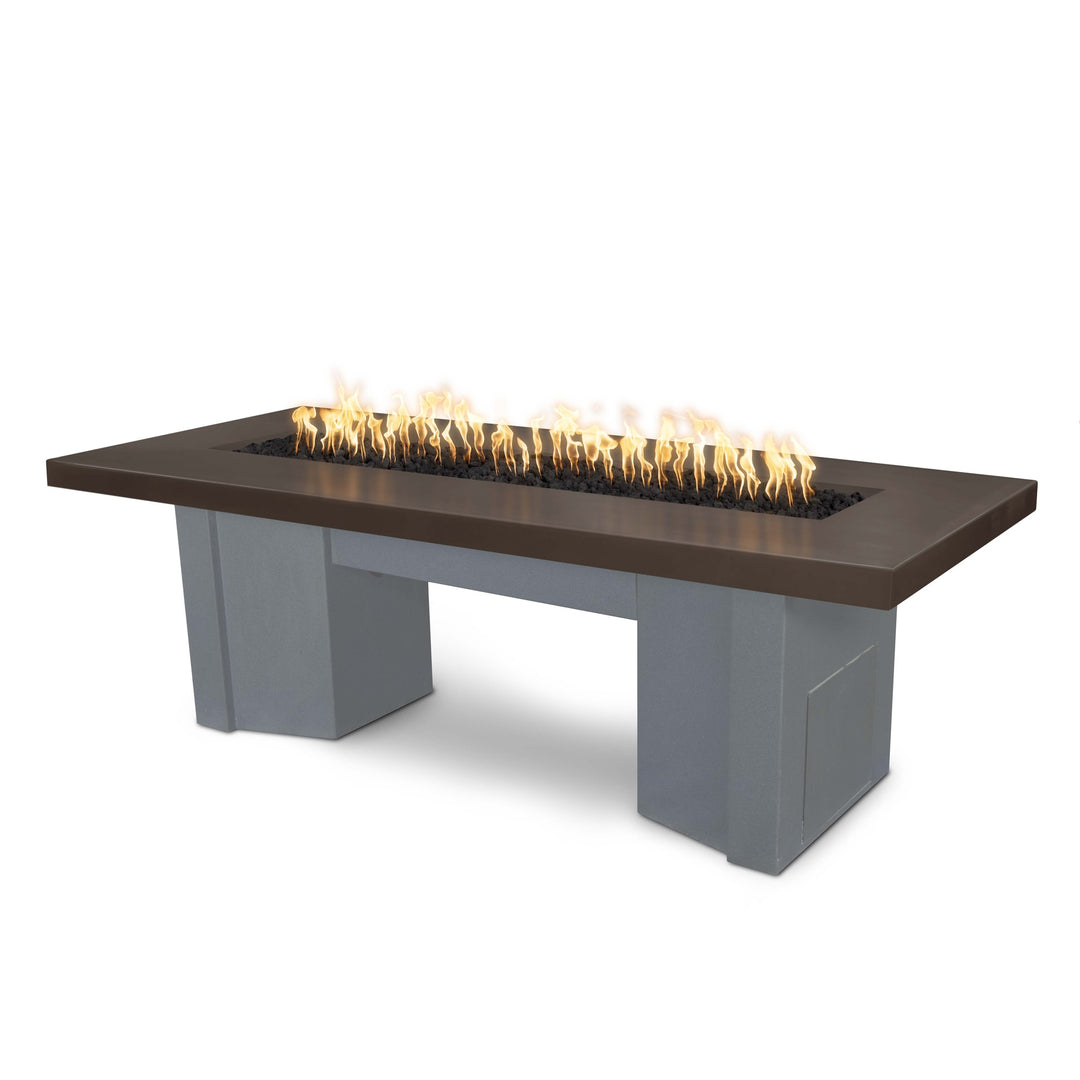 Alameda GFRC Fire Table with Powder Coated Base