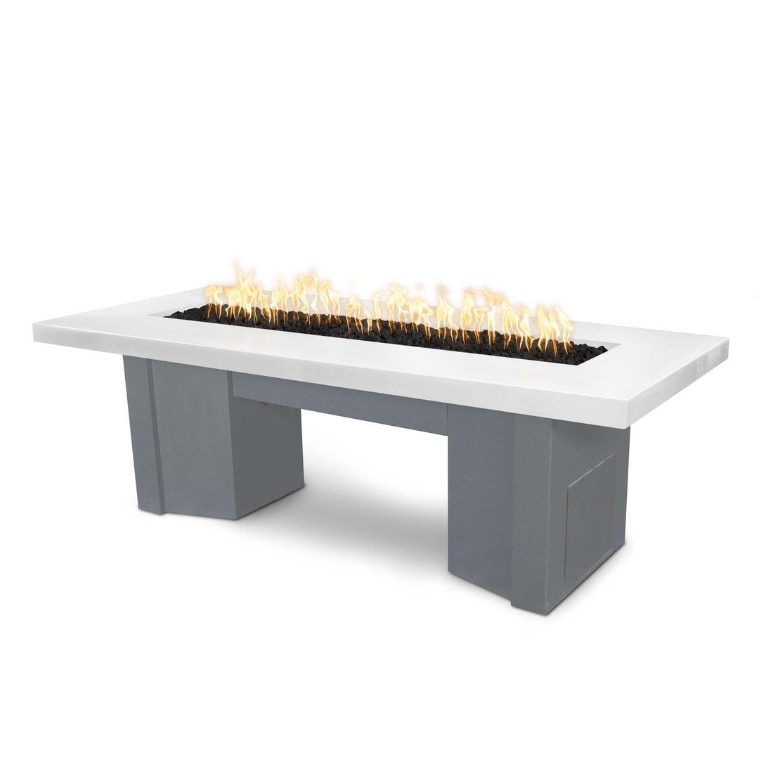 Alameda GFRC Fire Table with Powder Coated Base