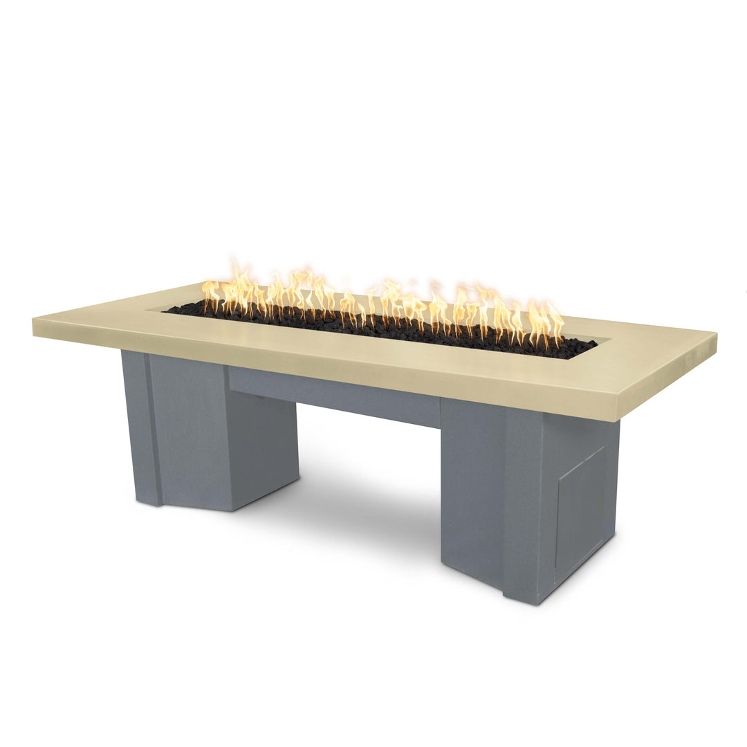 Alameda GFRC Fire Table with Powder Coated Base
