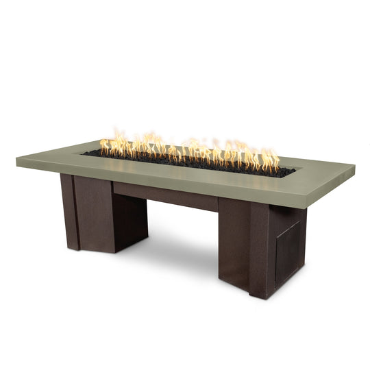 Alameda GFRC Fire Table with Powder Coated Base