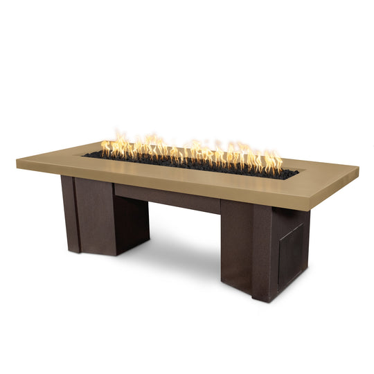 Alameda GFRC Fire Table with Powder Coated Base