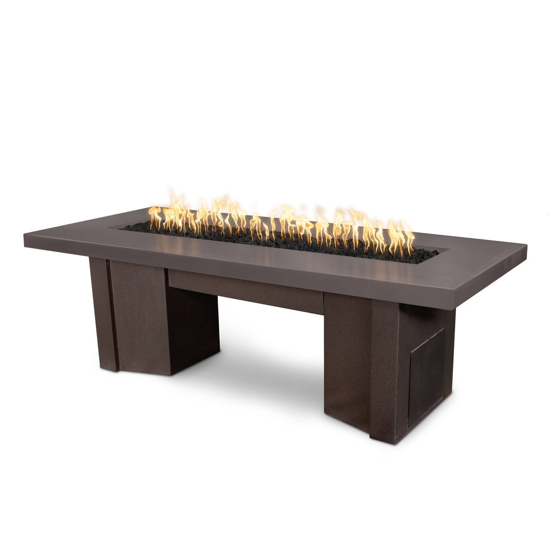 Alameda GFRC Fire Table with Powder Coated Base