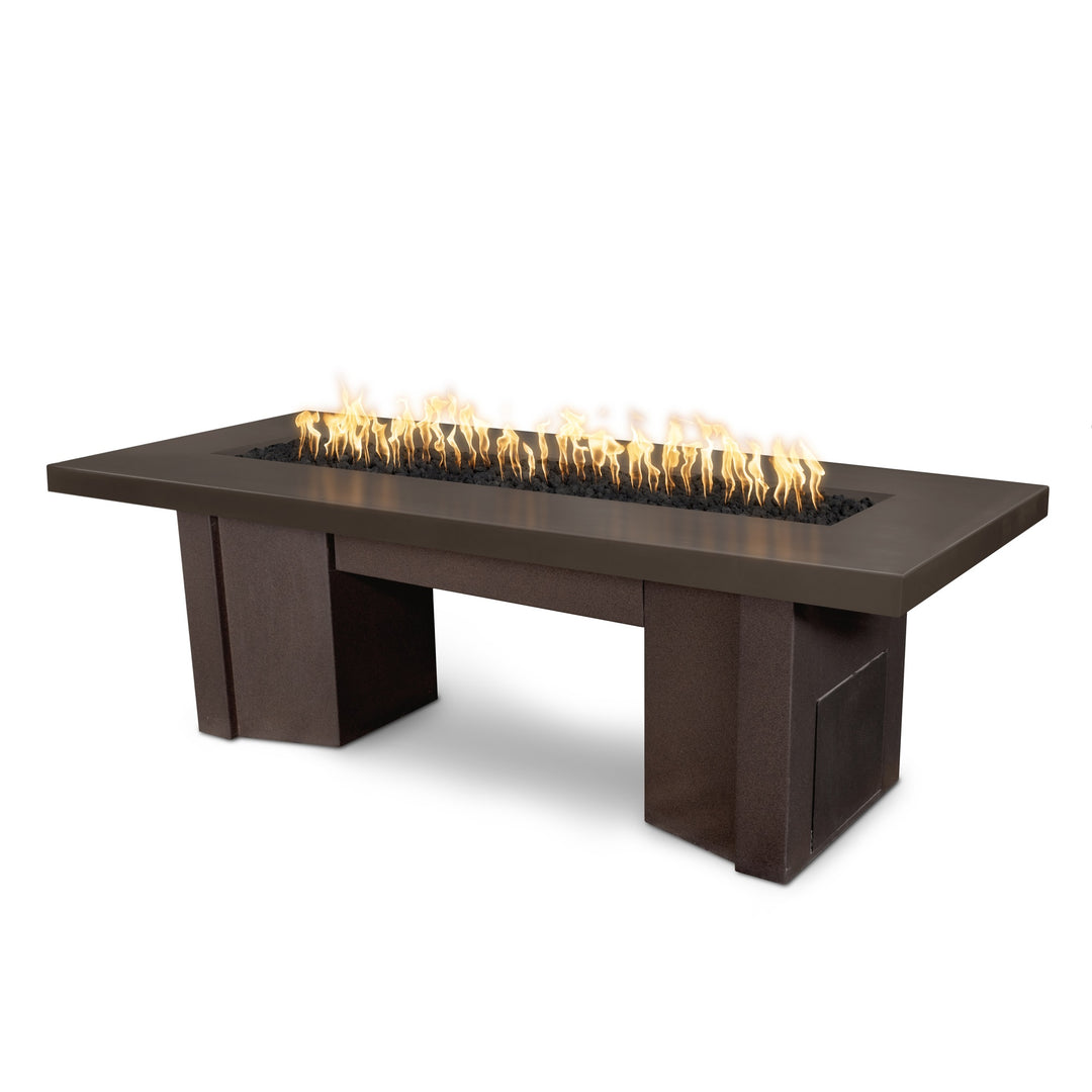 Alameda GFRC Fire Table with Powder Coated Base
