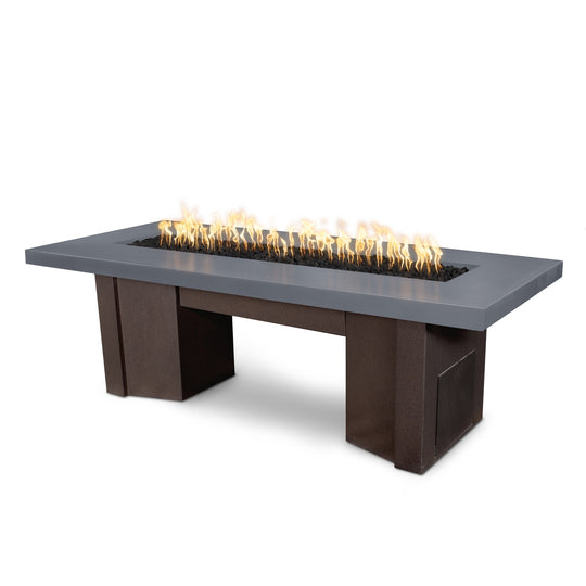 Alameda GFRC Fire Table with Powder Coated Base