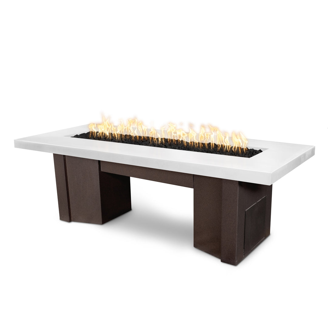 Alameda GFRC Fire Table with Powder Coated Base