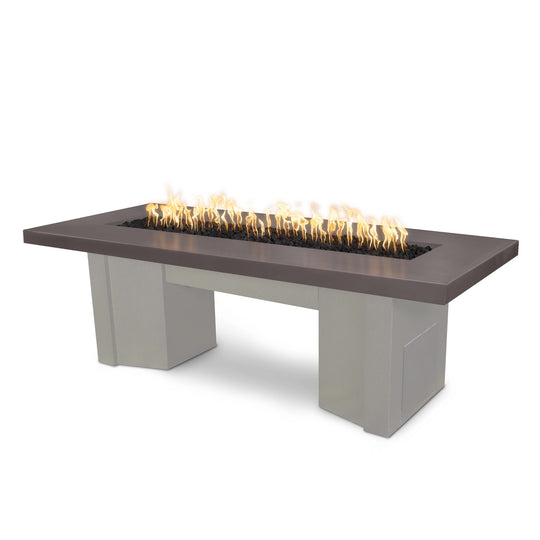 Alameda GFRC Fire Table with Powder Coated Base