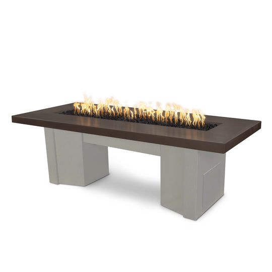 Alameda GFRC Fire Table with Powder Coated Base