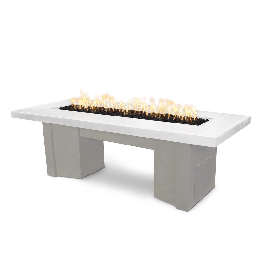 Alameda GFRC Fire Table with Powder Coated Base
