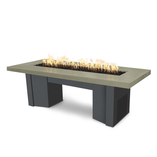 Alameda GFRC Fire Table with Powder Coated Base