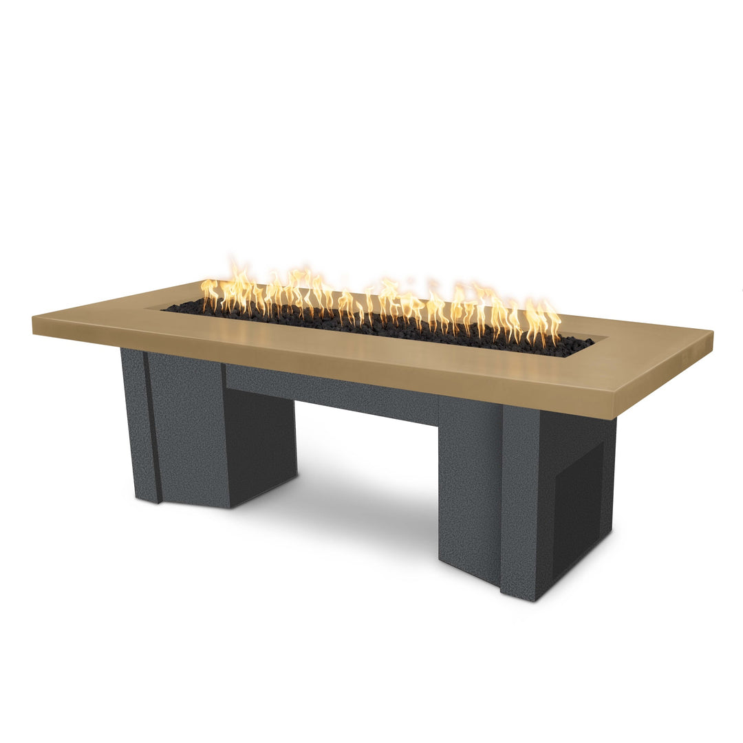 Alameda GFRC Fire Table with Powder Coated Base
