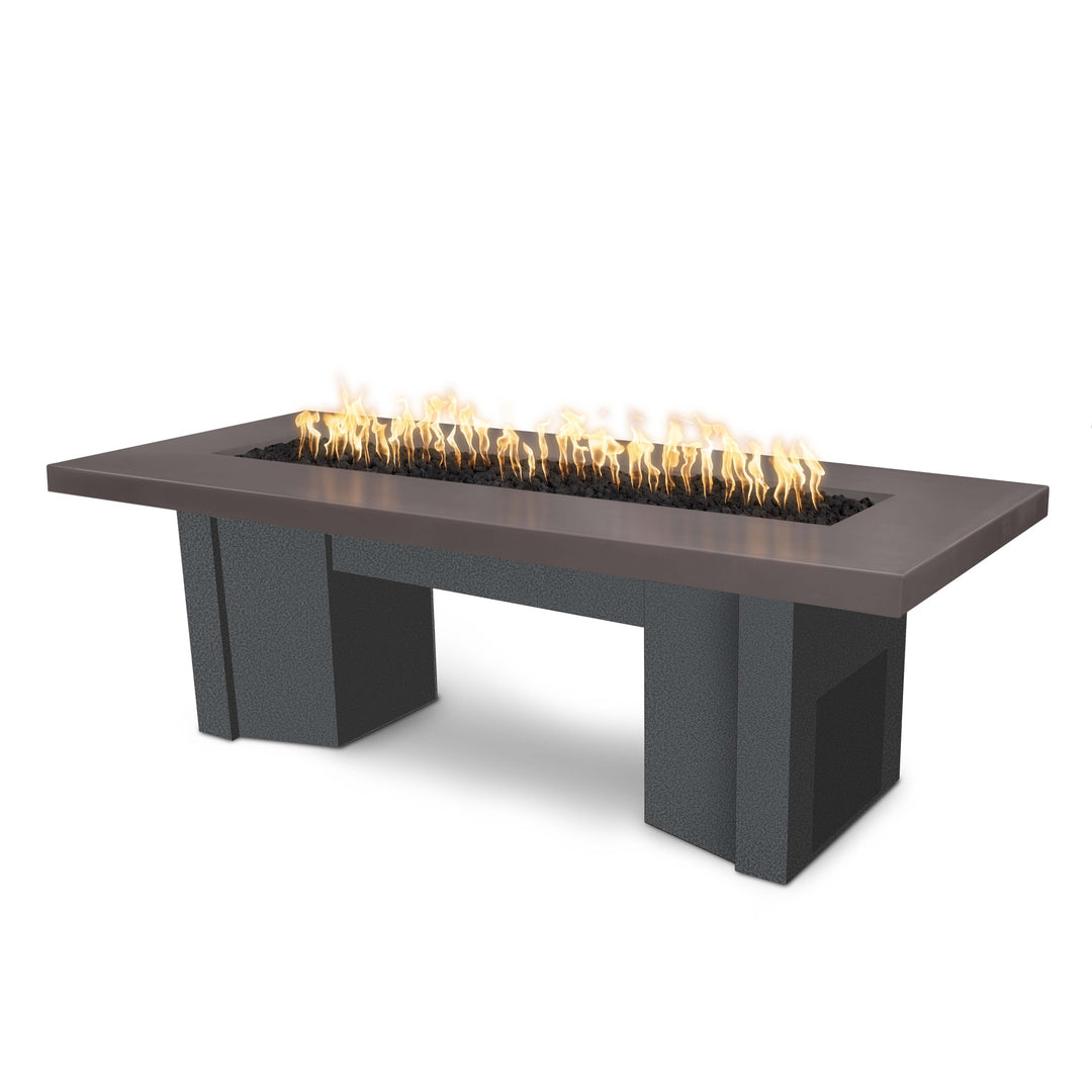 Alameda GFRC Fire Table with Powder Coated Base