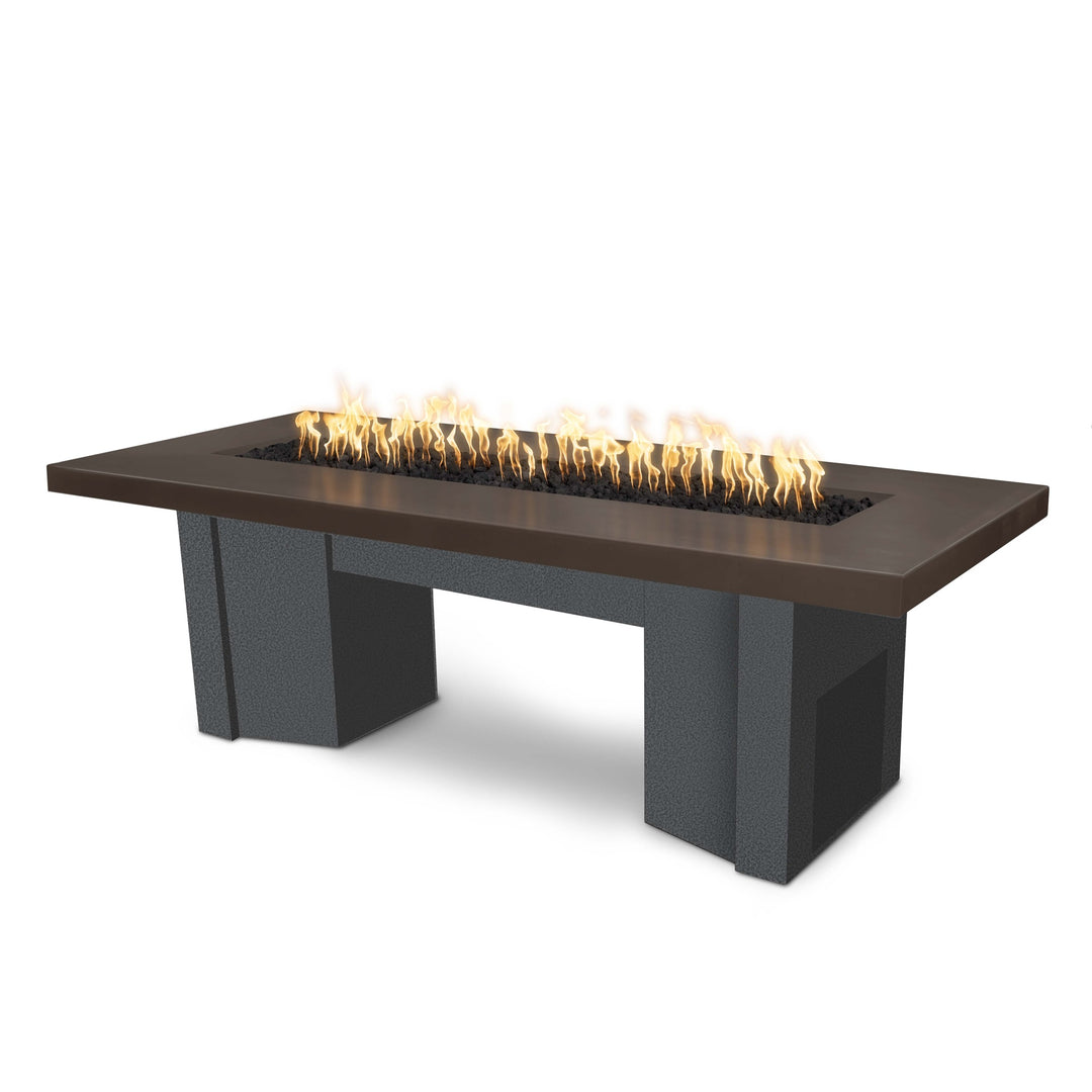 Alameda GFRC Fire Table with Powder Coated Base