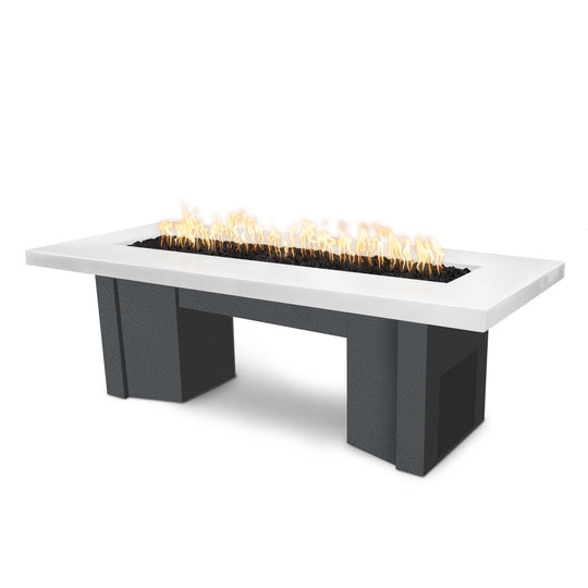 Alameda GFRC Fire Table with Powder Coated Base