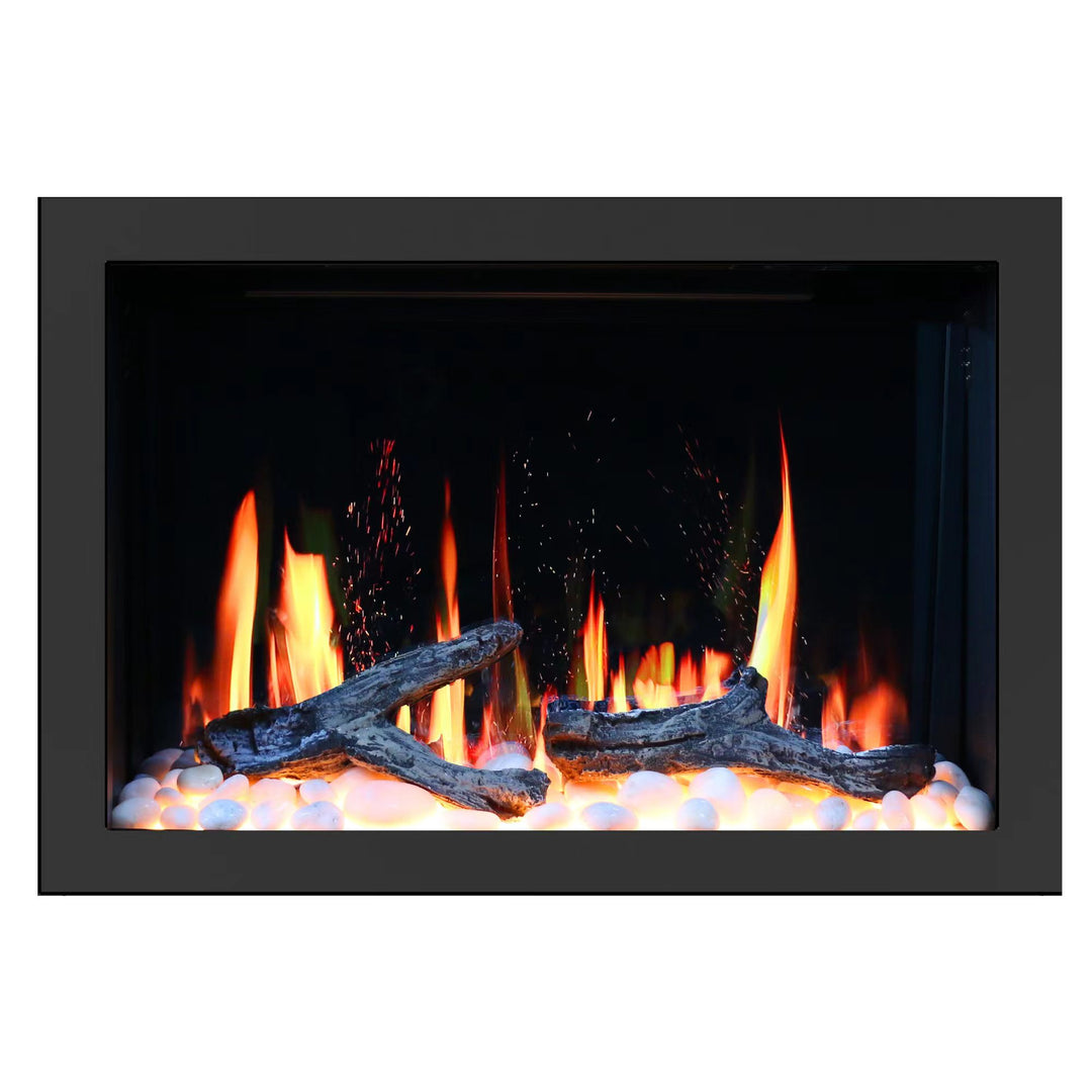 Litedeer Homes® LiteStar 33-in Smart Electric Fireplace Inserts with Multi-Flame Style
