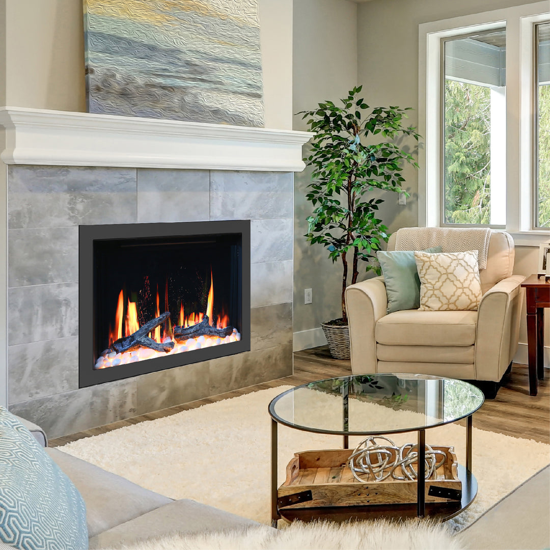 Litedeer Homes® LiteStar 30-in Smart Electric Fireplace Inserts with Multi-Flame Style