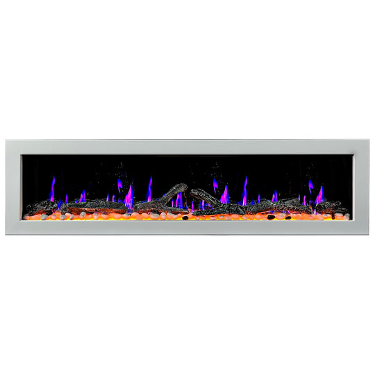Litedeer Homes® Gloria II 68-in Smart Wall Mount Electric Fireplace