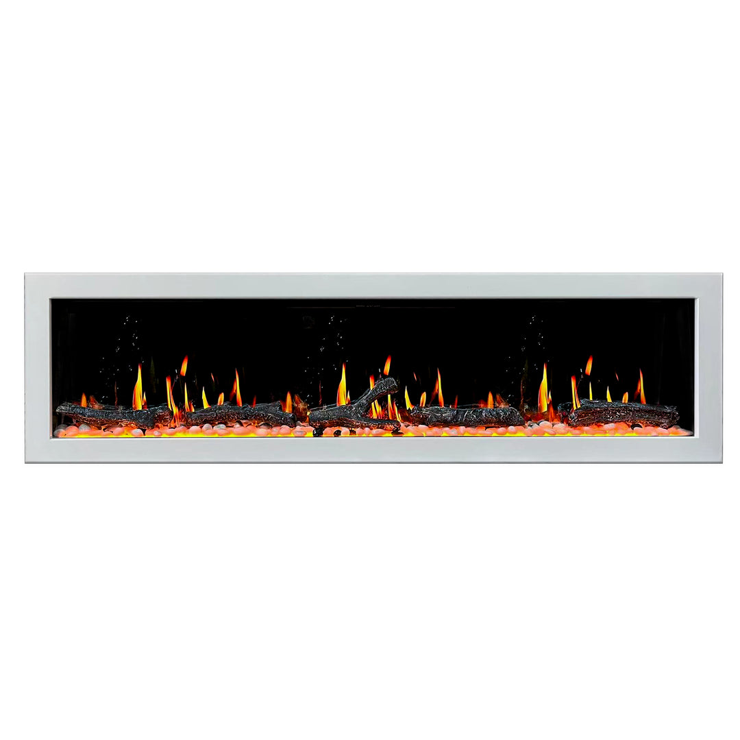 Litedeer Homes® Gloria II 78-in Smart Wall Mount Electric Fireplace
