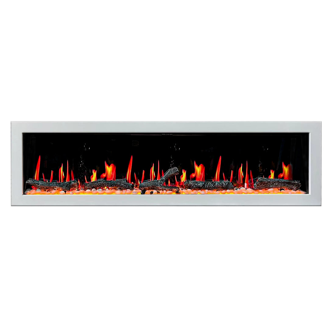 Litedeer Homes® Gloria II 78-in Smart Wall Mount Electric Fireplace