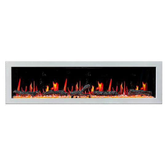 Litedeer Homes® Gloria II 78-in Smart Wall Mount Electric Fireplace