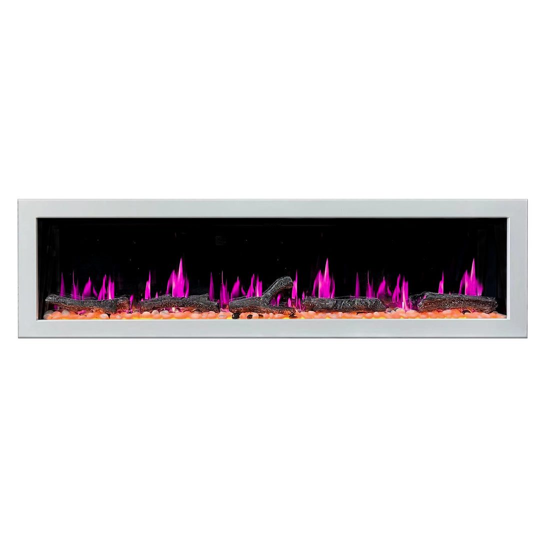 Litedeer Homes® Gloria II 78-in Smart Wall Mount Electric Fireplace