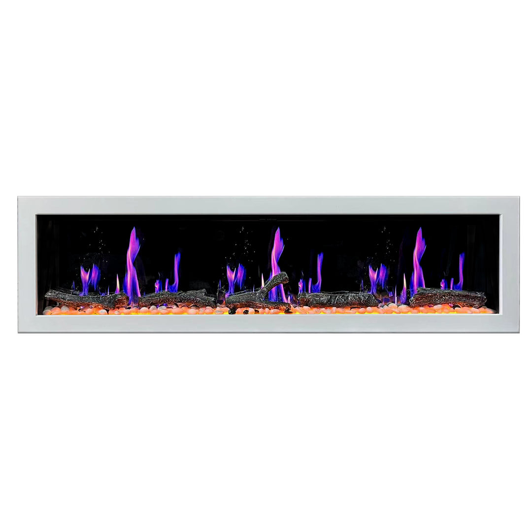 Litedeer Homes® Gloria II 78-in Smart Wall Mount Electric Fireplace