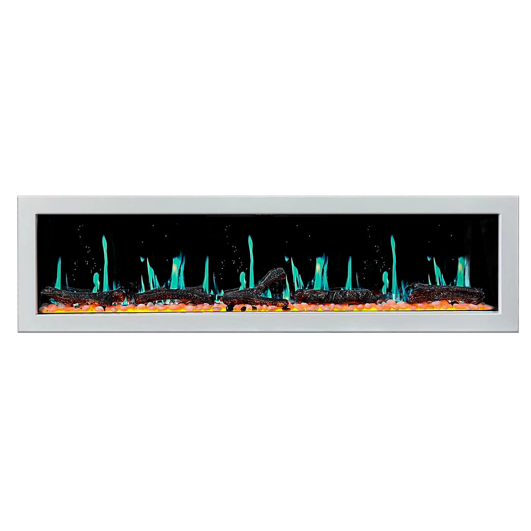 Litedeer Homes® Gloria II 78-in Smart Wall Mount Electric Fireplace