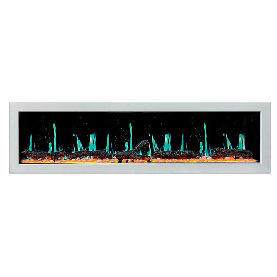 Litedeer Homes® Gloria II 78-in Smart Wall Mount Electric Fireplace